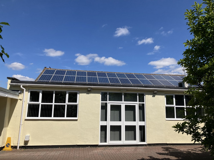 Community buildings are being offered funding for energy efficiency measures such as solar panels.