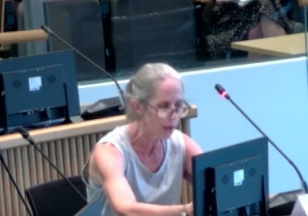 Emily Penson Clark pleads her case - but it fell on planning councillorsa' deaf ears Emily Penson Clark pleads her case - but it fell on planning councillorsa' deaf ears