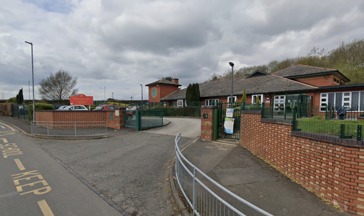 Goldenhill Primary Academy is closed due to 'cracks in the walls'. (Google)