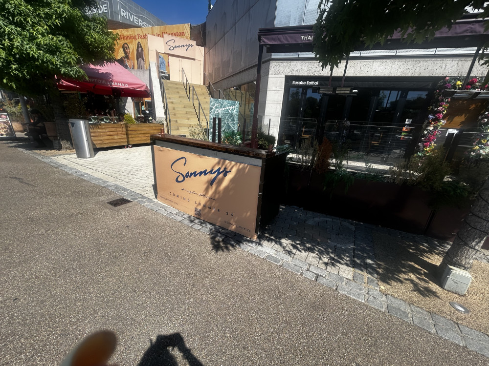 Sonnys Riverside is nestled above Kingston's Riverside Walk right at the end by Cote (Credit: Tilly O'Brien) Sonnys Riverside is nestled above Kingston's Riverside Walk right at the end by Cote (Credit: Tilly O'Brien)