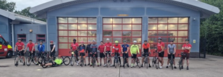 Riders will make an early start from St Albans fire station at 5am