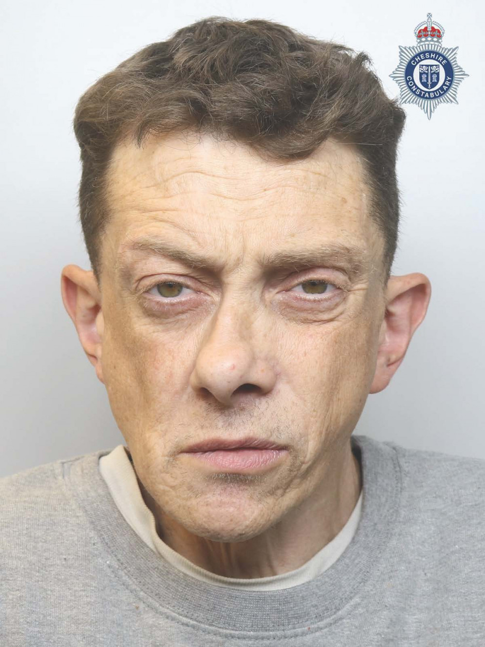 Paul Hilton, 48, has been banned from Crewe town centre, Grand Junction Retail Park and Beswick Drive Service Station for three years (Cheshire Police). Paul Hilton, 48, has been banned from Crewe town centre, Grand Junction Retail Park and Beswick Drive Service Station for three years (Cheshire Police).