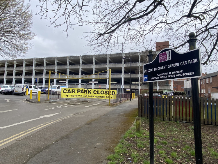 The deconstruction at Covent Garden Multi-Storey Car Park in Leamington Spa will begin this month (21 July) (image via Nub News)