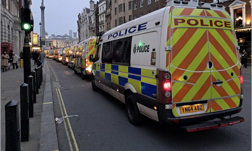 The protest took place in Trafalgar Square and Whitehall in January (Credit:WikkiCommons) The protest took place in Trafalgar Square and Whitehall in January (Credit:WikkiCommons)