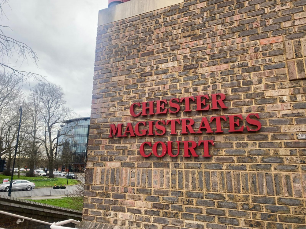 The duo appeared at Chester Magistrates Court on July 10 (Credit: Nub News) The duo appeared at Chester Magistrates Court on July 10 (Credit: Nub News)