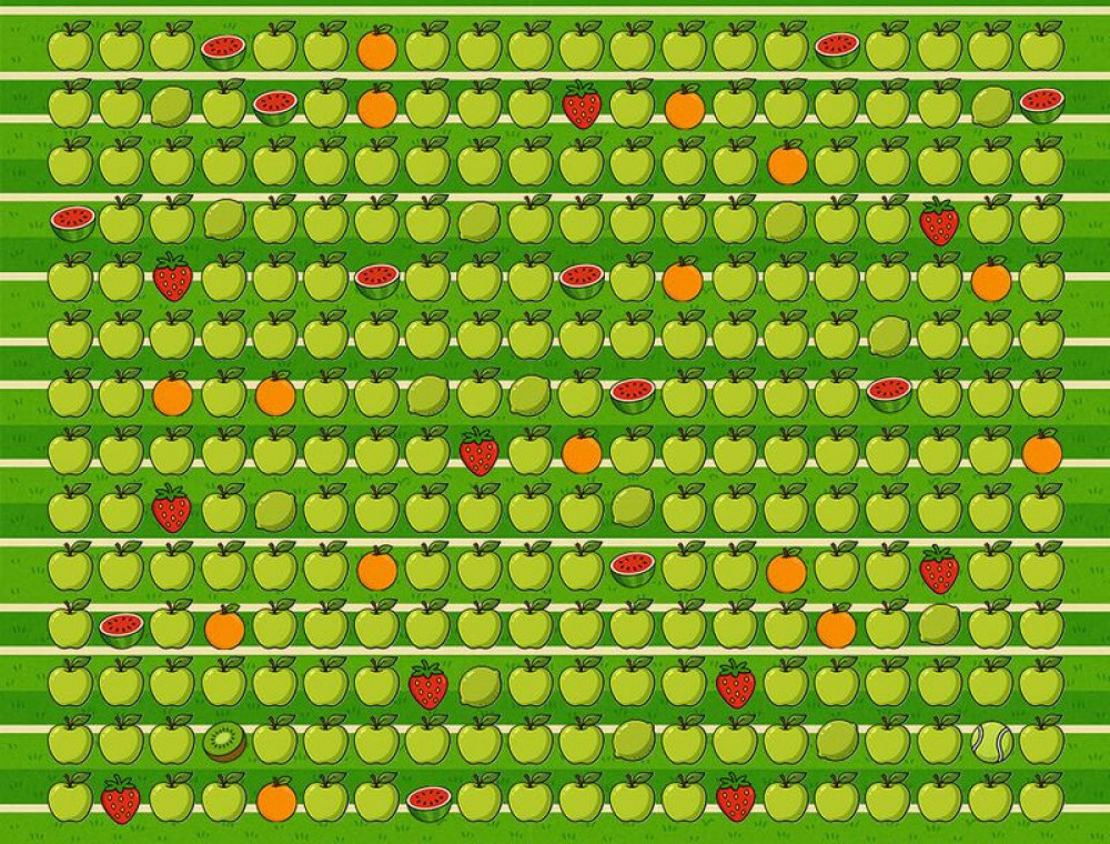 Can you spot the hidden tennis ball here in under nine seconds? (Image: 1337 Games) Can you spot the hidden tennis ball here in under nine seconds? (Image: 1337 Games)