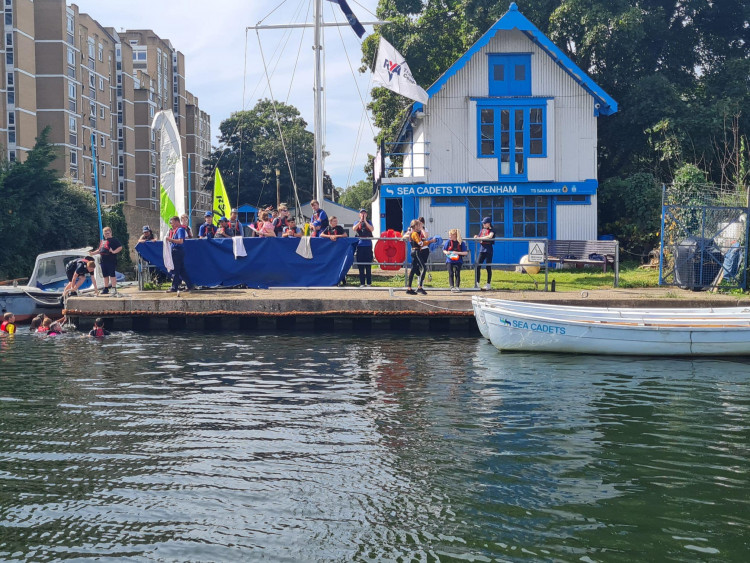 Twickenham Sea Cadets on the Thames (credit: Twickenham Sea Cadets).