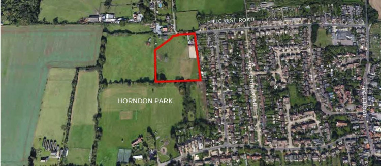 The location of the development.