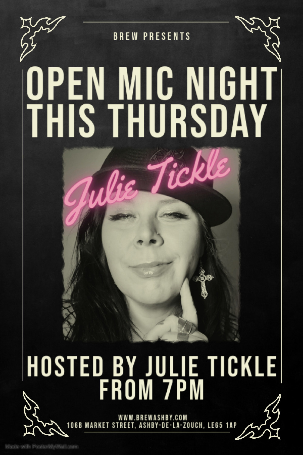 Open Mic Night Hosted by Julie Tickle