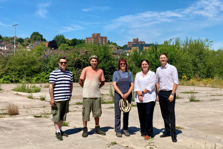 Brilliant Bamboo will be turning a brownfield site in Stoke into a bamboo 'parklet' for community events and activities. (Supplied)