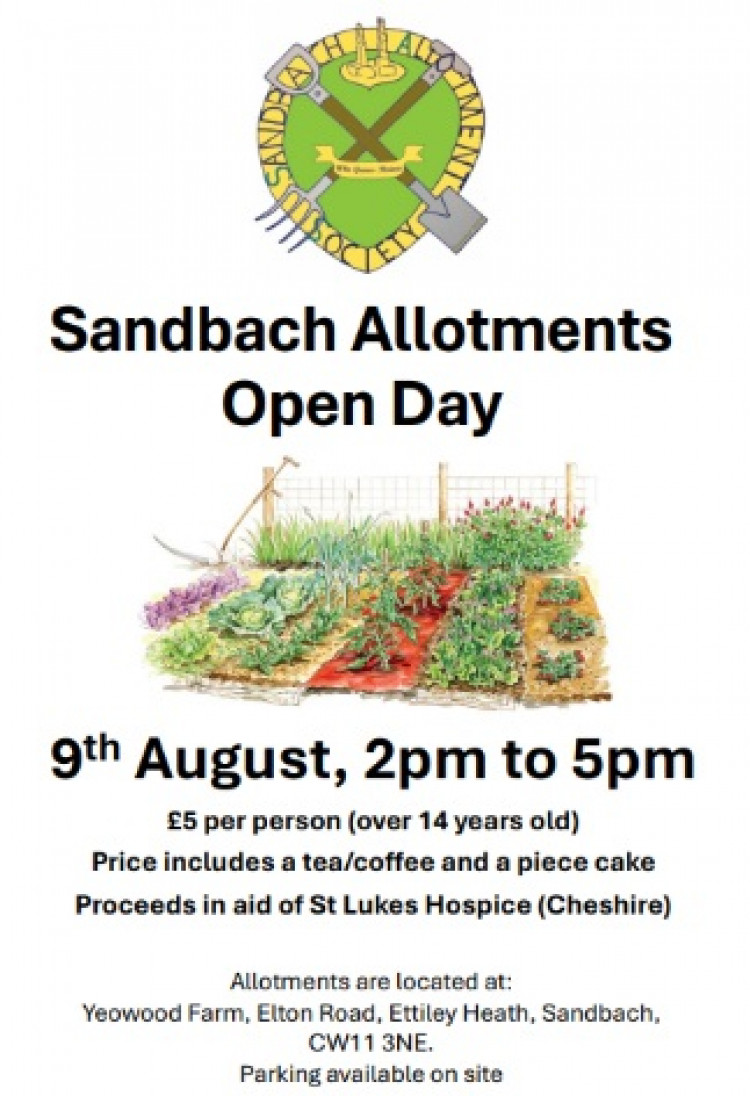 Sandbach Allotments have an open day Sandbach Allotments have an open day