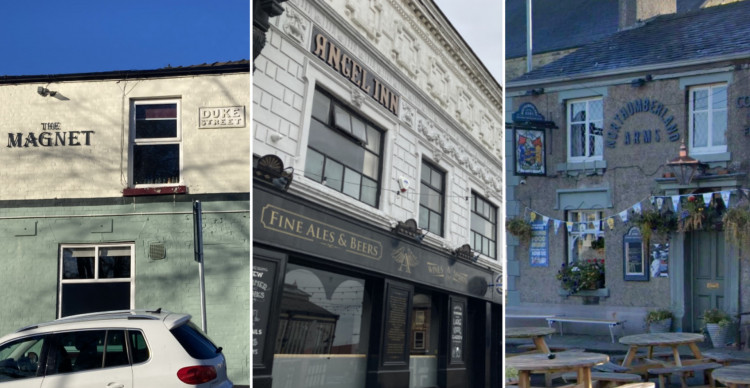 The Magnet in Heaton Norris, Angel Inn in Stockport town centre, and the Northumberland Arms in Marple Bridge all made The Telegraph's top 500 list (Images left to right: Nub News; Nub News; Google Maps)