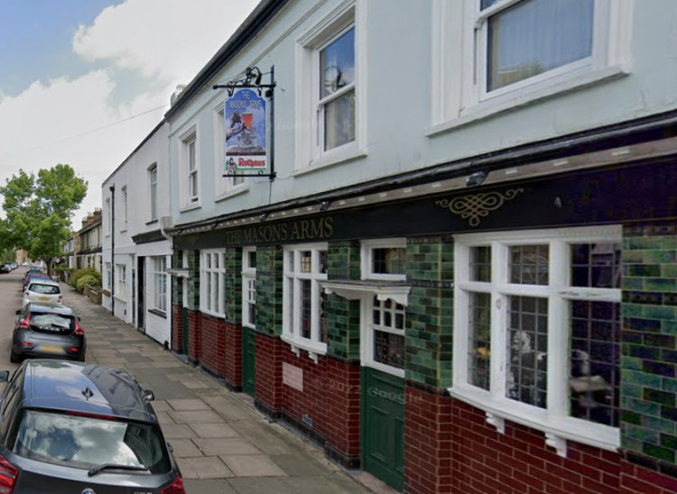 The Masons Arms is located in 41 Walpole Rd, Teddington TW11 8PJ (Image via Google Maps)