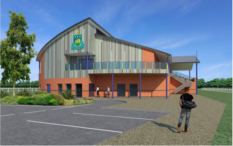 A computer generated image of the proposed new ground (image via KRFC)