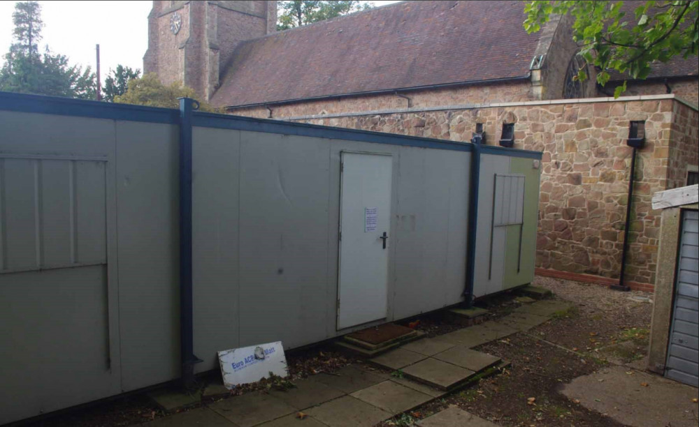 The portacabin at St John's Church on Warwick Road (image via planning application) The portacabin at St John's Church on Warwick Road (image via planning application)