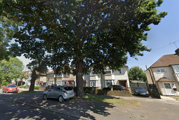 An oak tree on Nelson Road, Whitton could gain protected status amid concerns over excessive pruning (credit: Google Maps).