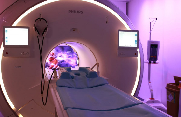 A new MR scanner suite has been opened at Stepping Hill Hospital, reducing wait times and improving care and diagnosis (Image - Stockport NHSFT)