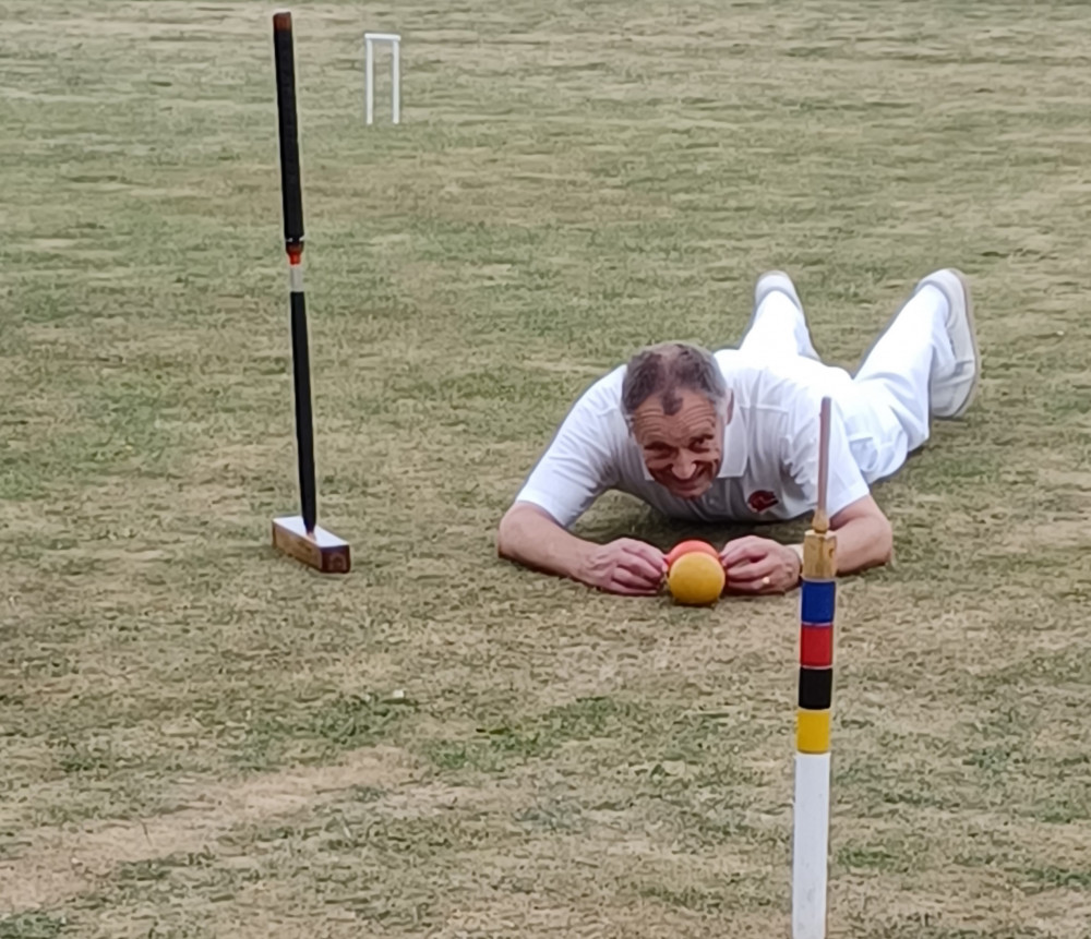 Adrian Morris continued his fine form in the opening singles match (image via KTSCC) Adrian Morris continued his fine form in the opening singles match (image via KTSCC)