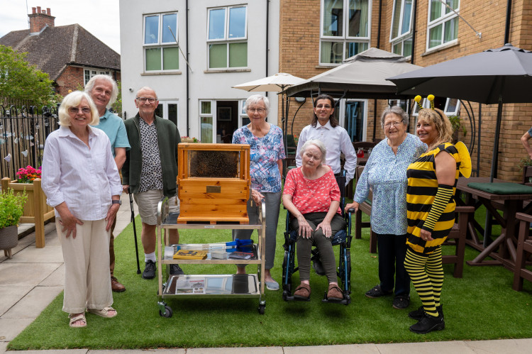 Residents at Care UK’s Sherwood Grange Home in Kingston Vale celebrated Don’t Step on a Bee Day (Image supplied)