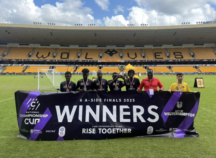 The Warwickshire Legends, a team of care-experienced young people, triumph in the 2025 National Care Leavers’ Championship (image supplied)