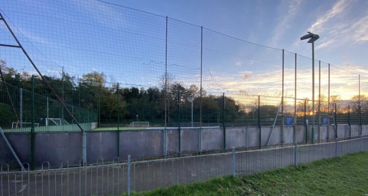 Rocks Lane Padel hopes to repurpose an underused pitch to meet growing demand for the fast-paced racquet sport (credit: Planning application).