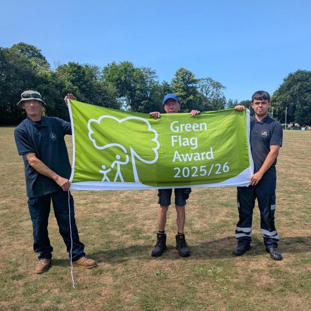 Collett Park in Shepton Mallet earns the esteemed Green Flag Award (Supplied) 