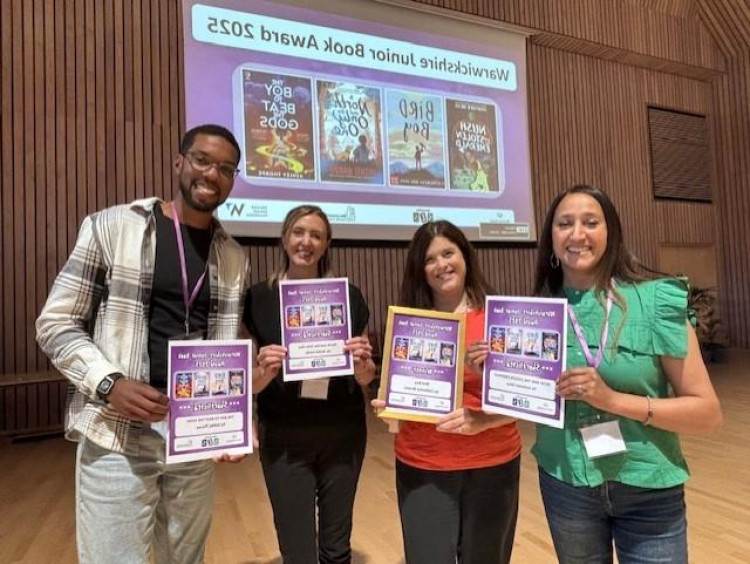 Authors Ashley Thorpe, Vashti Hardy, Catherine Bruton and Jasbinder (image via WCC)