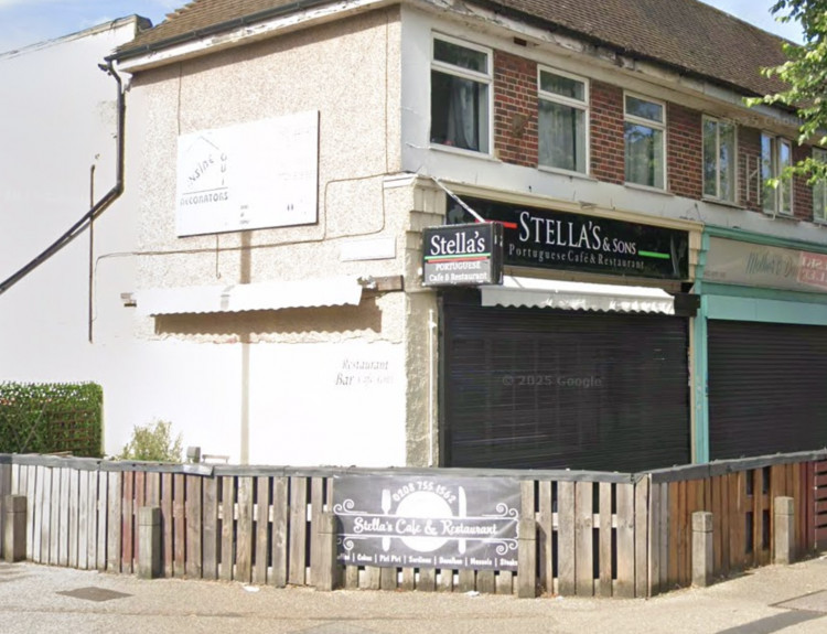 Stella’s Grill House & Bar on Powder Mill Lane hopes to expand its alcohol licence to include its outdoor courtyard (credit: Google Maps).