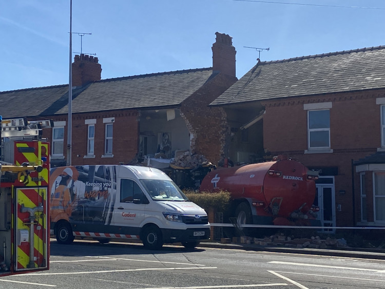 Two properties had suffered serious structural damage (Nub News)