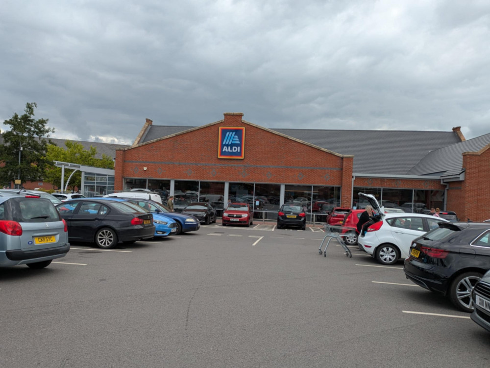 Sandbach in Aldi's car park was busy today (Wednesday) after the store reopened following a mini-revamp. (Nub News). Sandbach in Aldi's car park was busy today (Wednesday) after the store reopened following a mini-revamp. (Nub News).