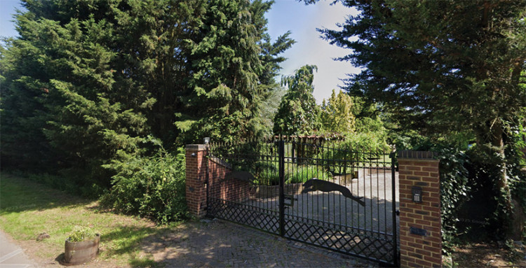 The site off Black Bush Lane.