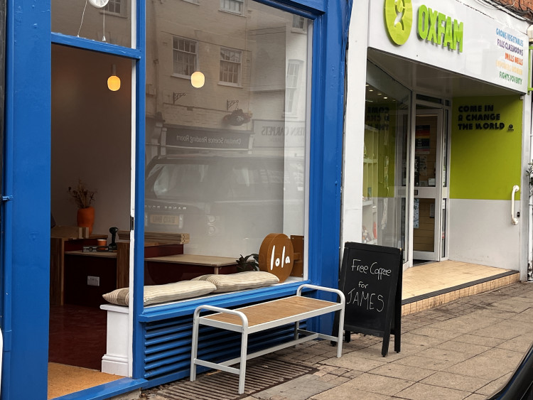 Lola Cafe has reopened on Regent Street in Leamington (image via Nub News)