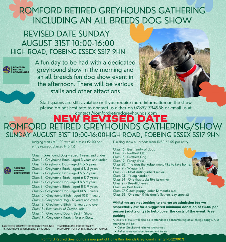 Greyhound and All breed fun dogs show & fete