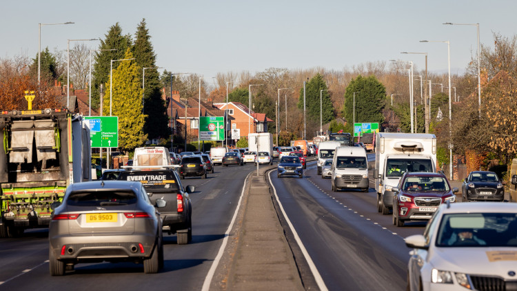 Kingsway will have its speed cut from 40mph to 30mph, as part of the council's plans to reduce crashes involving pedestrians and cyclists (Image - SMBC)