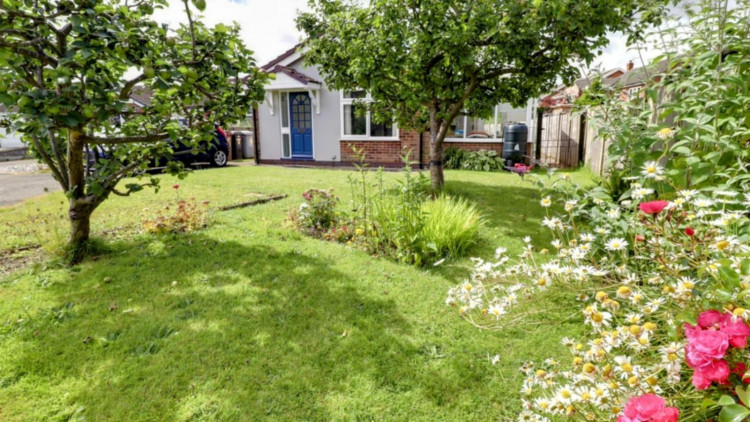 The two-bedroom detached bungalow on Tilstone Close, Hough (Stephenson Browne).