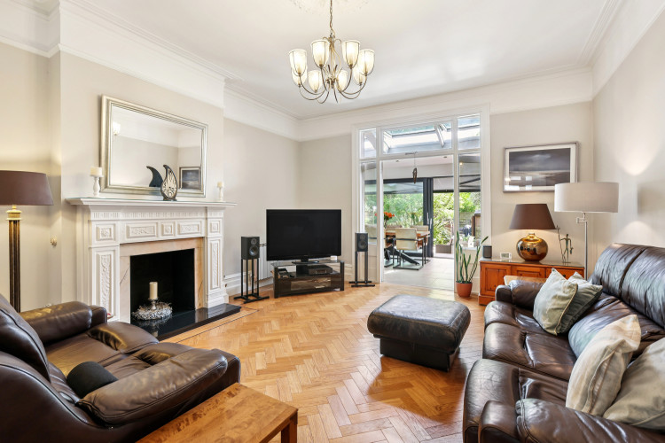 This week's Ealing property of the week is an exclusive semi-detached house on a prime tree-lined street (credit: Leslie & Co).
