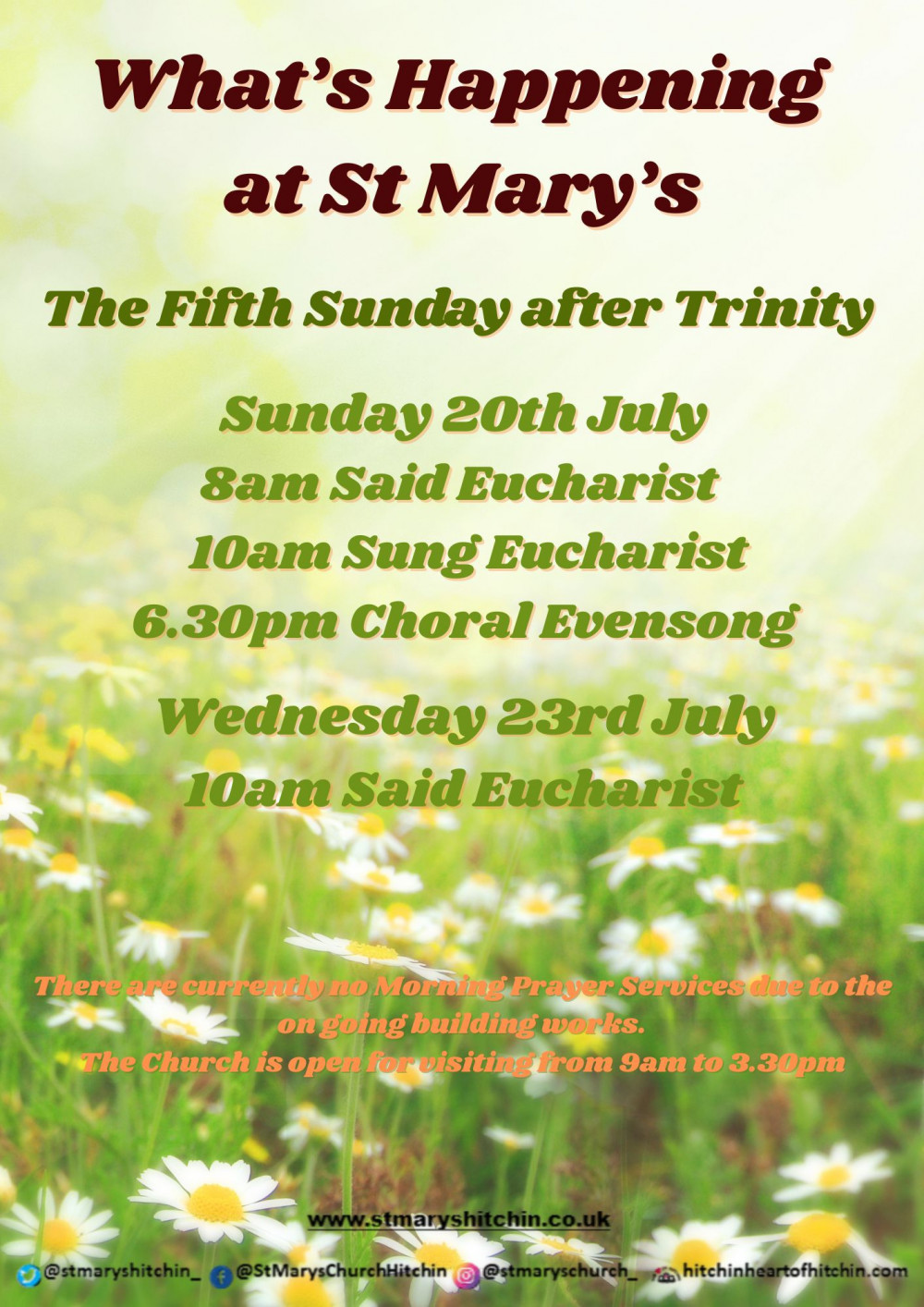 St Mary's Church Hitchin Services & opening time St Mary's Church Hitchin Services & opening time
