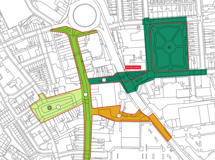 Residents are being asked for feedback on massive £4.5million plans for Tunstall.(Stoke-on-Trent City Council)