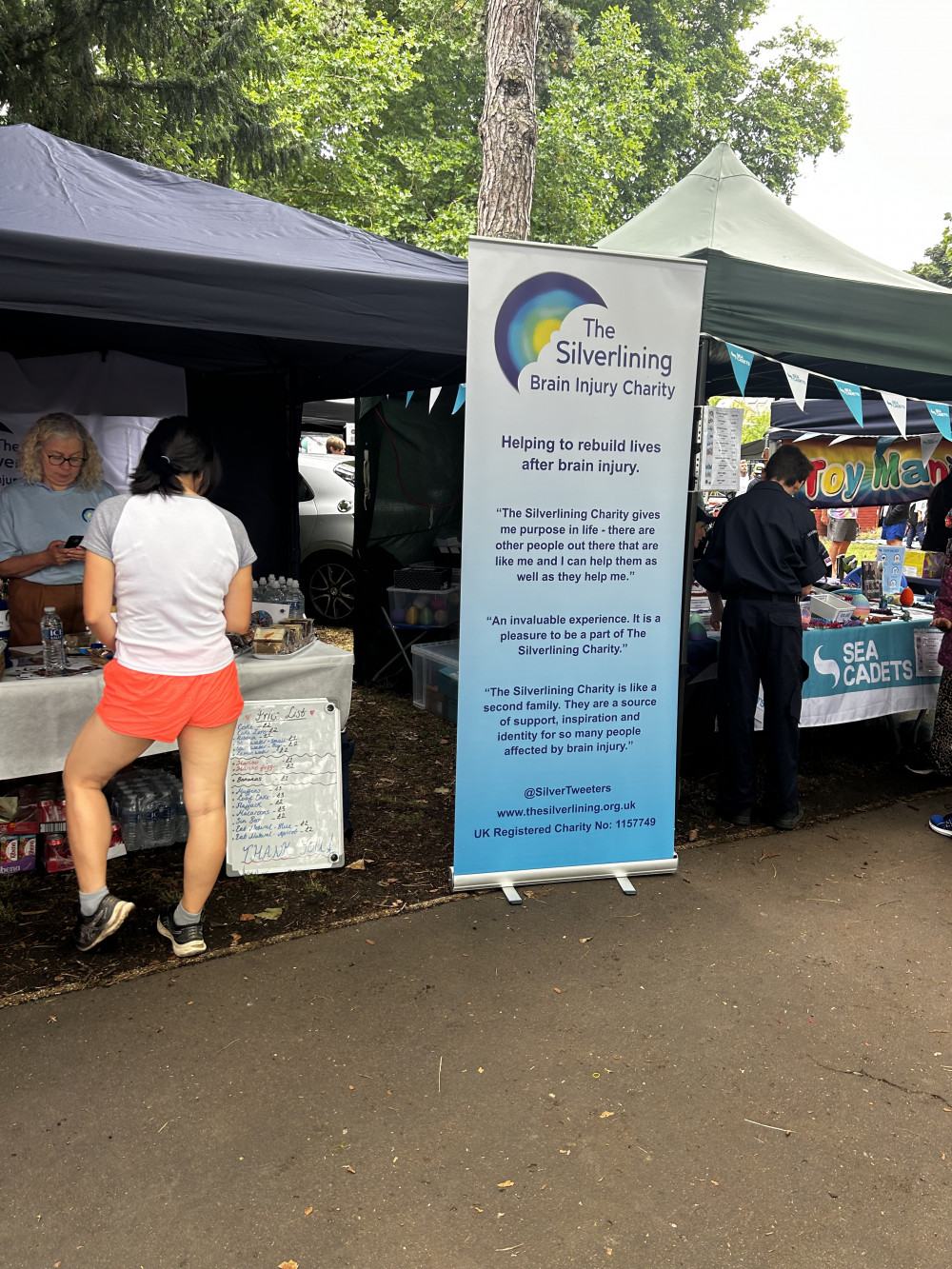 The SilverLining Brain Injury charity sold baked goods throughout the day (Credit: Tilly O’Brien) The SilverLining Brain Injury charity sold baked goods throughout the day (Credit: Tilly O’Brien)