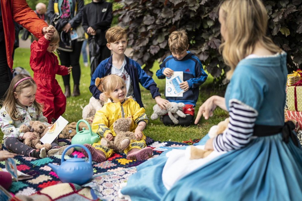 The daytime experience encourages young audiences to follow Lewis Carroll’s fantastical story (Image via: Kat Hannon)