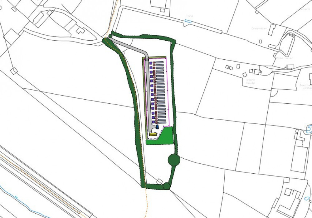 The planned site of a battery storage plant in Berkswell (image via Enso Energy) The planned site of a battery storage plant in Berkswell (image via Enso Energy)