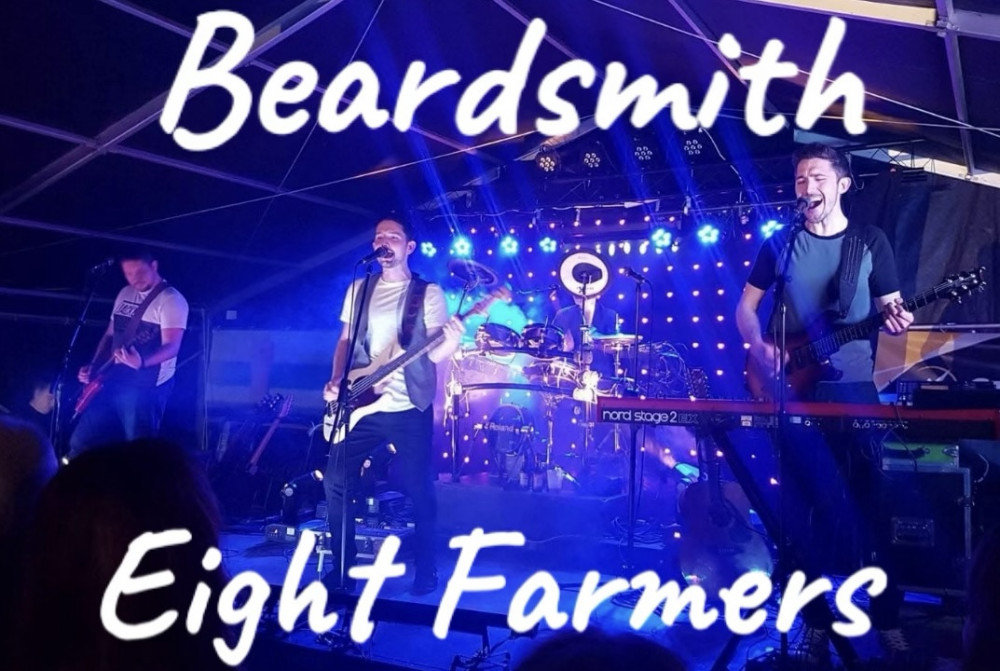 Beardsmith Live On Stage at the Eight Farmers