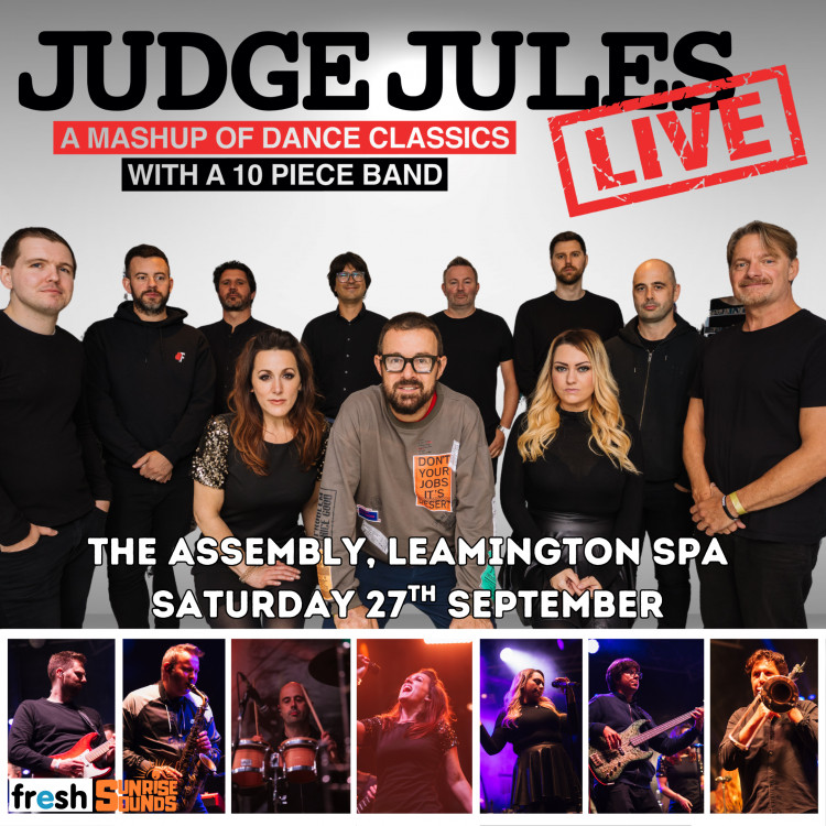 Judge Jules Live - A Mash Up Of Dance Classics With A 10 Piece Band Judge Jules Live - A Mash Up Of Dance Classics With A 10 Piece Band
