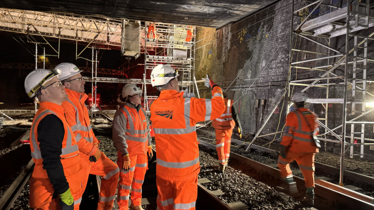 Network Rail has said that the upcoming engineering works at Stockport railway station will improve the rail network for years to come (Credit: Network Rail)