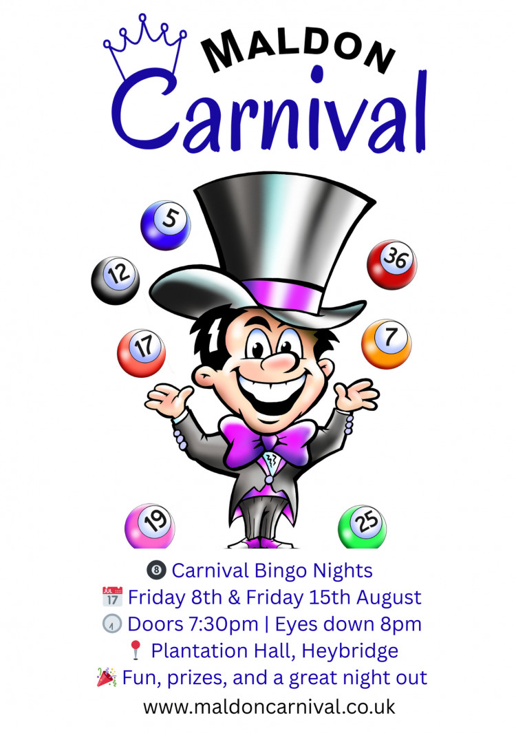 Maldon Carnival Bingo Nights Maldon Carnival Bingo Nights