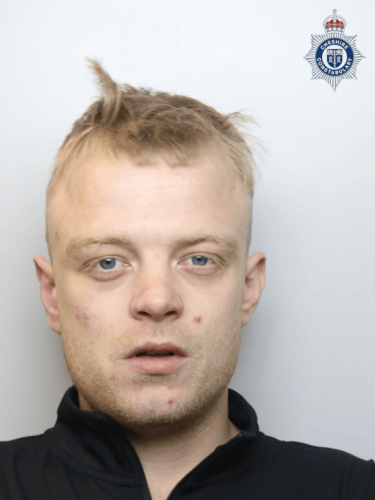 John Whitmore, 29, of Mayer Street, Stoke-on-Trent, has been sentenced to 12 months behind bars (Cheshire Police).
