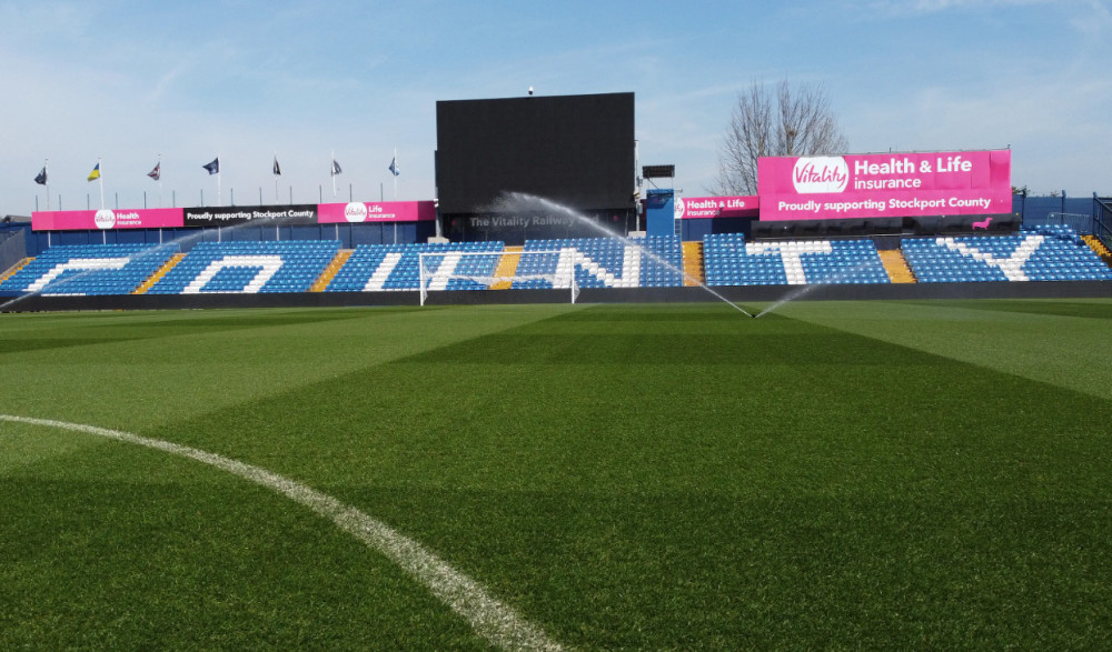 Stockport County has submitted plans for a new temporary roof over the Railway End at Edgeley Park (Image - Stockport County) Stockport County has submitted plans for a new temporary roof over the Railway End at Edgeley Park (Image - Stockport County)
