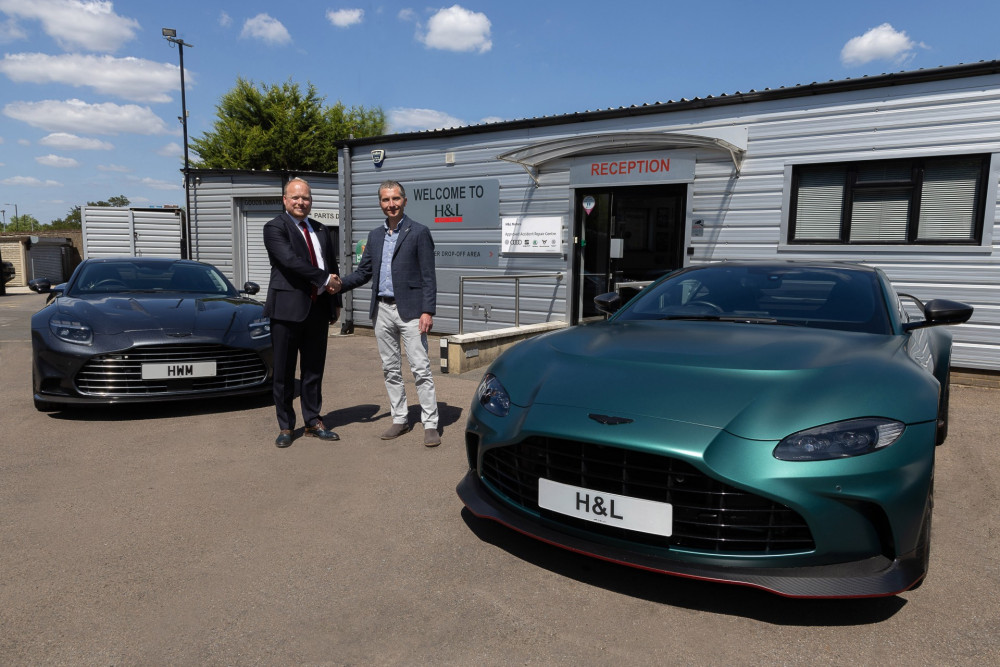 H&L Motors will now carry out all structural repairs and warranty paintwork for HWM Aston Martin (credit: H&L Motors). H&L Motors will now carry out all structural repairs and warranty paintwork for HWM Aston Martin (credit: H&L Motors).