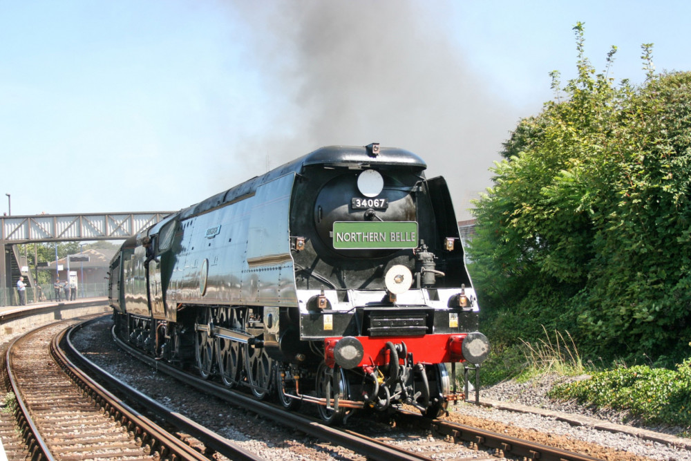 Vintage locomotive, Tangmere, has been replaced with a heritage diesel engine, following fears it sparked a countryside wildire (Northern Belle).