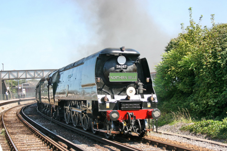 Vintage locomotive, Tangmere, has been replaced with a heritage diesel engine, following fears it sparked a countryside wildire (Northern Belle).